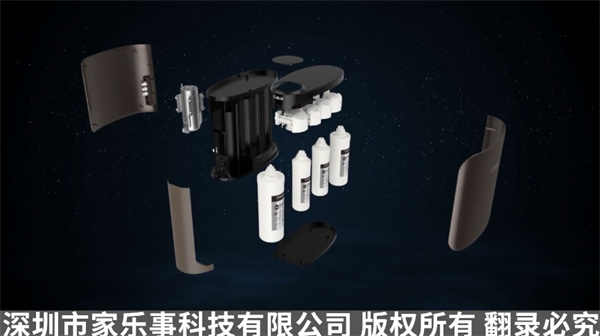 家樂事凈水器各部件展開圖